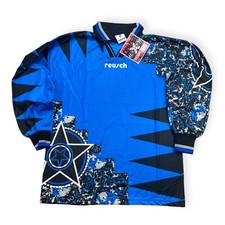 Reusch vintage Trikot Torwart Gr. L 90er Goalkeeper #1 Muster Shirt GK oldschool
