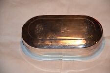 Dose  Schmuckdose versilbert