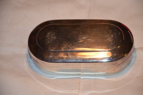 Dose schmuckdose versilbert - dose,