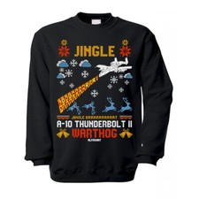 Pulli X-MAS A-10 Thunderbolt  Warthog Jingle BRRRRRRT Weihnachten Pullover#45914