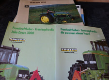 19 alte John Deere/Traktor/Schlepper/Teleskoplader Prospekte-Daten/Infos /Landt.