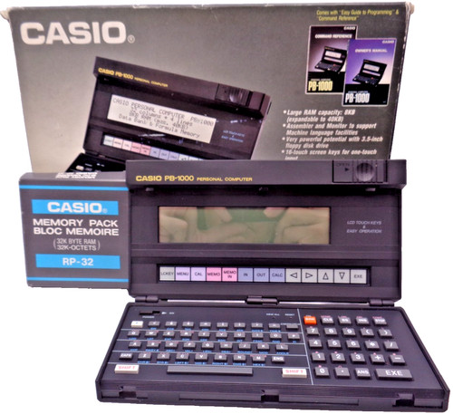 Casio pocket computer 1000 - computer, pb-1000
