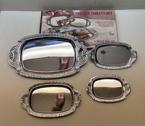 Teiliges tablett set - 4-teiliges, tablett-set