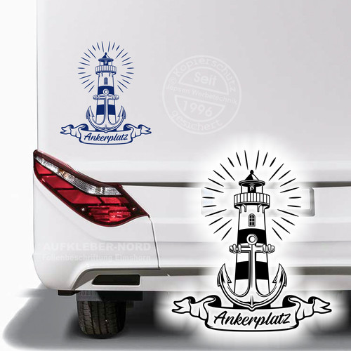 Ankerplatz auto aufkleber - auto,