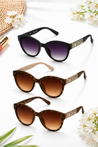 Damen sonnenbrille cat eye leo - damen,