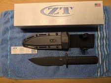 Zero Tolerance Zt 0006BLK Fixed Blade G10 Blk/CPM 3V Sammlermesser Outdoormesser