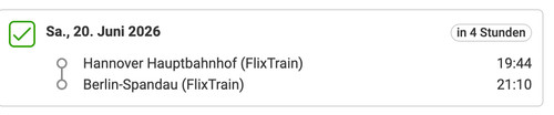 Flixtrain hannover hbf - flixtrain,