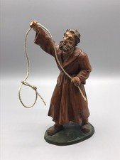 Alte Holz Krippenfigur Hirte Lang Sel. Erben Krippe Oberammergau (Josef 16 cm)