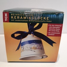 Weihnachtliche Keramikglocke