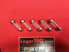 5x Glühlampe 6V 5W VW Käfer, Karmann Ghia, Bus T1 T2 Typ 3 Soffitte (5x 0661-16)