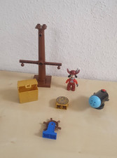 LEGO Duplo Piratenschiff Ersatzteile Mast Schatztruhe Pirat Kaptän Hook Kanone