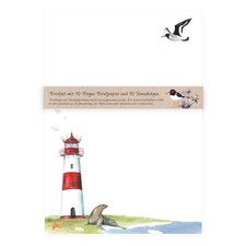 Leuchtturm 10x Briefpapier DIN