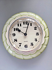 Dugena Wanduhr 70er Keramik