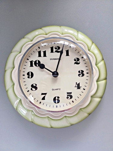 Dugena wanduhr 70er keramik - 70er,