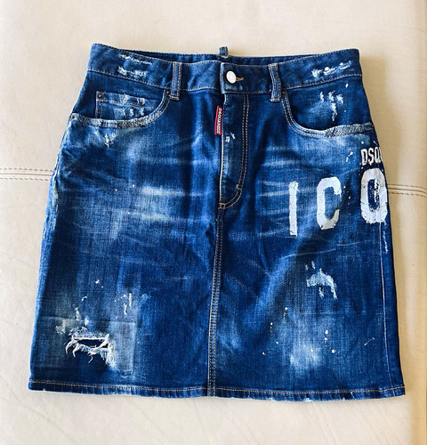 Dsquared2 damen minirock denim - minirock,