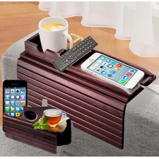 Holz Bambus Sofa Arm Tablett