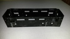Auto Radio Blende Halterung Schacht Rahmen  Schwarz DIN ISO universal Metall