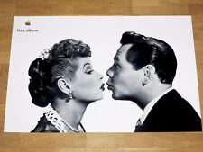 APPLE THINK DIFFERENT POSTER - LUCILLE BALL DESI ARNAZ by STEVE JOBS 61 x 91 CM