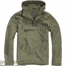 WINDBREAKER OLIV NEU REGENJACKE GEFÜTTERT BW NÄSSESCHUTZ SKI JACKE WINDJACKE