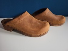 Sanita 41 Clogs Wildleder Holzsohle Neu! NP 69,95 EURO