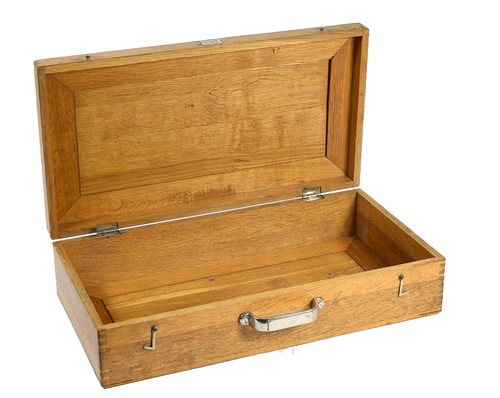Antiker uhrmacher holzkoffer - antiker,