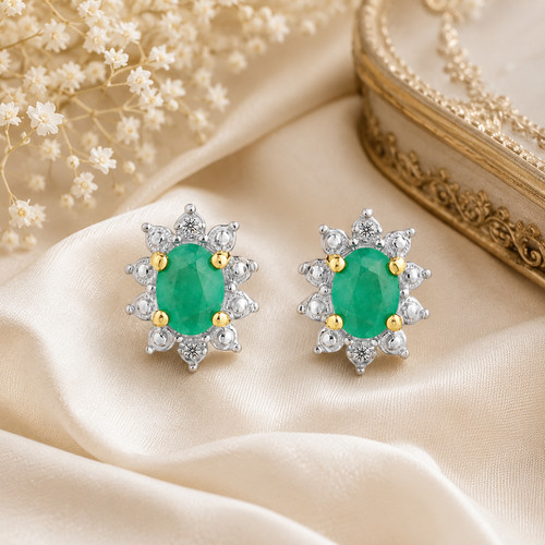 Natürliche smaragd diamant - smaragd,