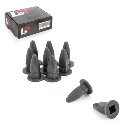 10x einsteckmutter kennzeichen - 10x,