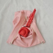 Rosa Latex Fetisch Haube Maske