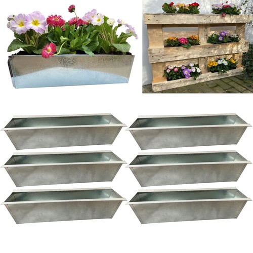 Verzinkt blumenkasten für - 6x,