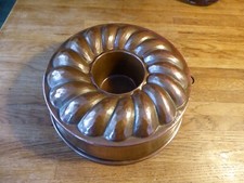 Alte Kupfer Backform Frankfurter Kranz Ø 22 cm innen verzinnt