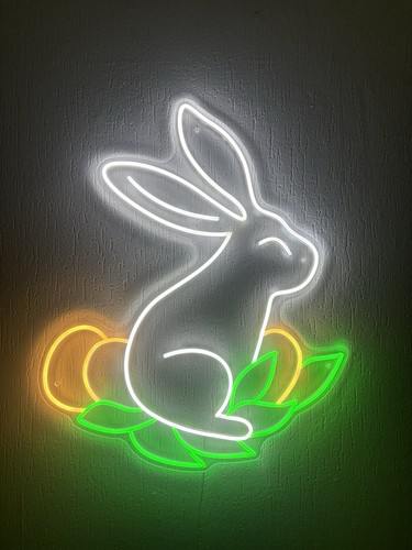 Osterhase led schild neon - schild,
