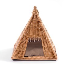 TIER TIPI "MIA" | Weide | Katzenhütte, Katzen Bett, Tipi Zelt Haustier Kleintier