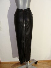 Hobble Skirt Leder Look