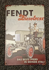Blechschild "Fendt Dieselross Das beste Pferd in deinem Stall"