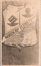 AK / Postkarte Wappen der Nordkap Flotille 2. Weltkrieg Marine