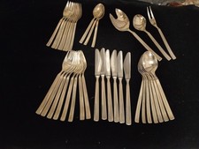 schönes zeitloses Silberbesteck 100ter Silberauflage vintage 36 tlg.