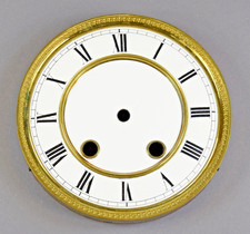 Altes Email Zifferblatt f Regulator Wanduhr Uhrmacher watchmaker clock dial