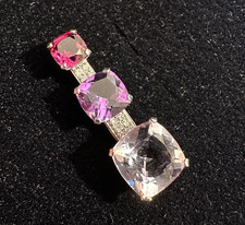 Anhänger 9 kt Weißgold