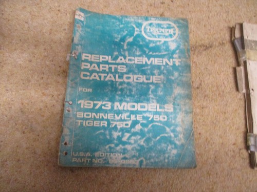 Triumph t140 ersatzteilbuch - t140,