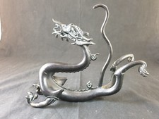 Asiatika Bronze Figur chinesischer Drache Thailand Japan China Dragon 1,22kg