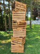 Set neue geflammte Obstkiste