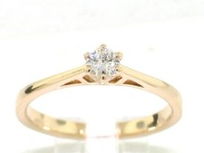 Solitär Brillant Ring 585