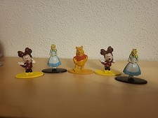 5x Disney Figure Metall Minnie Maus Winnie Puuh  Alice im Wunderland
