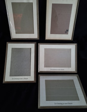 5 Alte Fotorahmen Metall