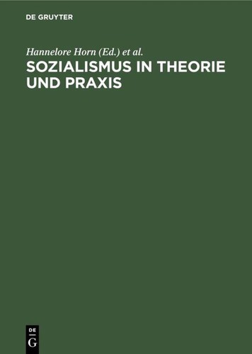 Sozialismus theorie und - sozialismus, in