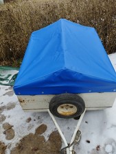 Giebelplane in Blau Anhänger