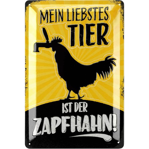 Blechschilder retro bier bar - blechschilder,