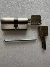 Ikon Schließzylinder, Doppelzylinder, mit 3 Schlüssel, Edelstahl