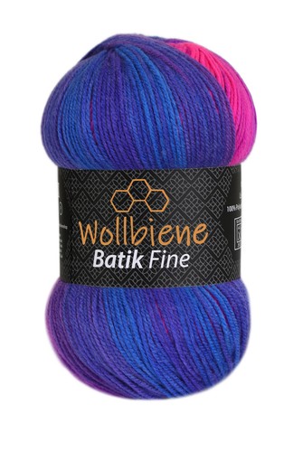 Wollbiene batik fine wolle - fine,