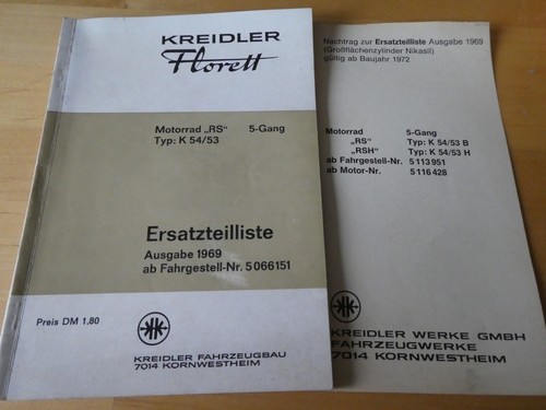 Kreidler florett k54 rs - kreidler, k54/53